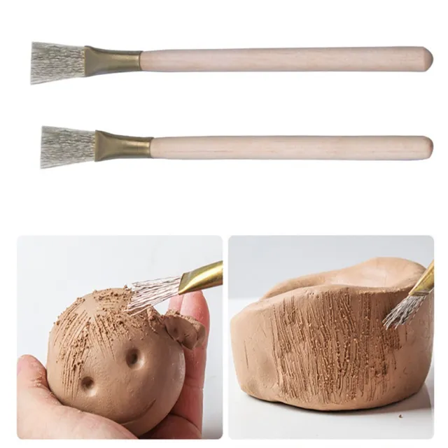 Cepillo de alambre de textura barra de madera cabeza de alambre de acero diferentes cepillos de textura