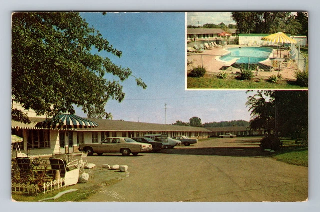 Erie PA- Pennsylvania, Flamingo Motel, Outside View, Scenic, Vintage Postcard