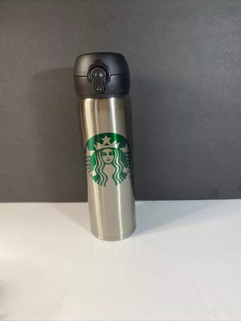 Starbucks 12oz (350ml) Stainless Steel Thermos Flask Cup White &  Green/White Lid