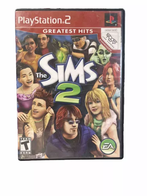 PS2 The Sims 2 case and manual only NO GAME