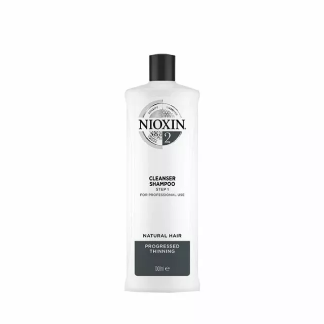 Nioxin System 2 Cleanser Shampoo for Natural Hair 1000ml