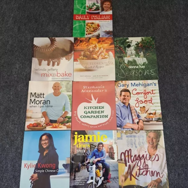 Taste Mini Cookbook Collection x 10 Jamie Oliver Donna Hay Kylie Kwong Celebrity