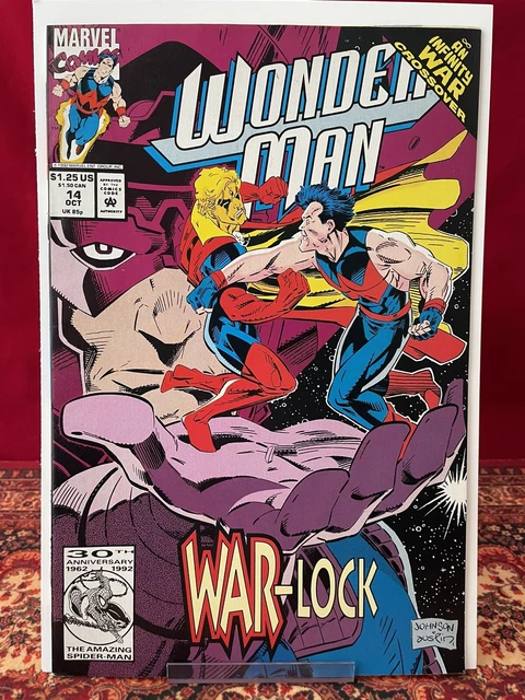 Wonder Man #14 Marvel 1992 Infinity War Crossover Galactus Adam Warlock