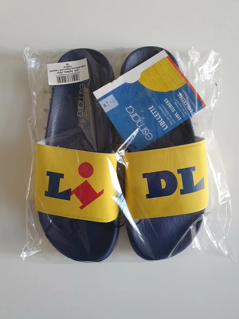 Mules / Claquettes Lidllette - Pointure 40 (UK 6.5) Bleu - Édition Limitée Pour Garçon - Occasion