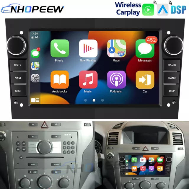 For Vauxhall/Opel Astra Corsa Apple Carplay Car Radio Stereo GPS NAVI Android 13