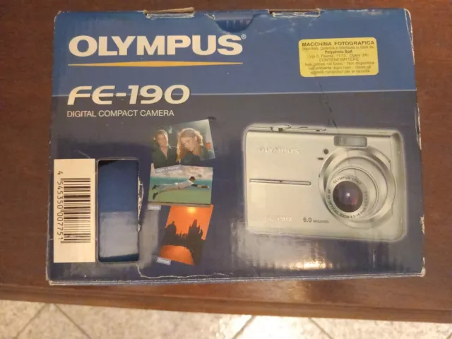 Fotocamera Olympus Fe-190 6.0 megapixel completa non testata.
