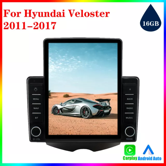 9,5 "Vertikales Android 11 Stereo Radio GPS für Hyundai Veloster 2011-17 Carplay