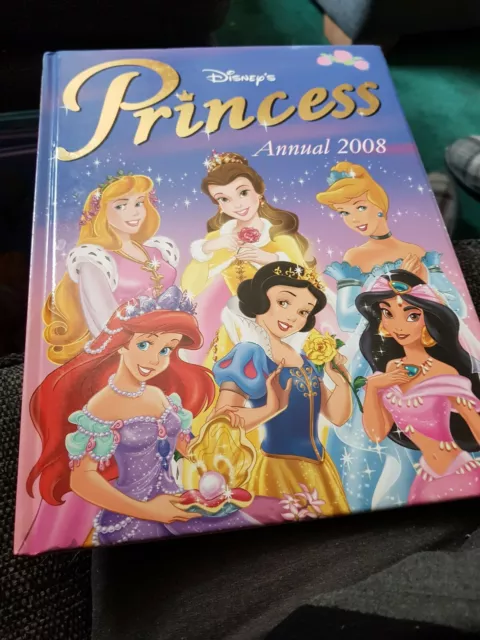 Disney Princess Annual 2008 X VERY GOOD CONDITION FOR AGE X 2908 X