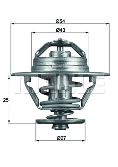 MAHLE Termostato Refrigerante BEHR TX 93 83D per JUMPER FIAT DUCATO PEUGEOT IVECO