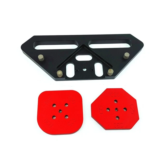 Gabarit De Routeur, Ensemble De Gabarits D'angle Rouge Antirouille En