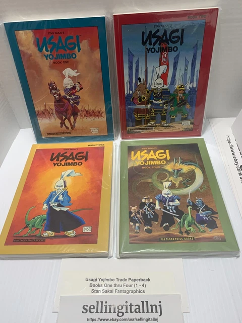 USAGI YOJIMBO #1-4 Fantagraphics Books Sakai 1986 VERY GOOD CLEAN  CONDITION