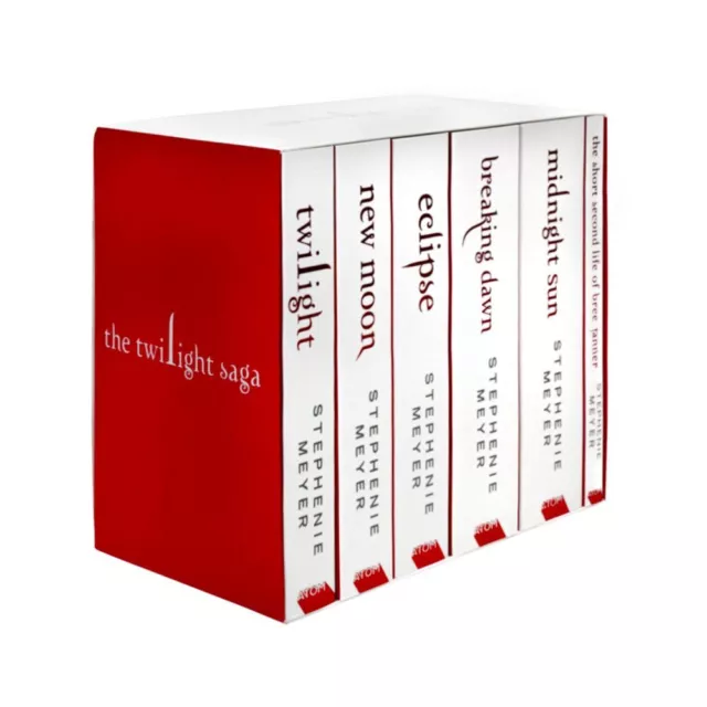 The Twilight Saga 6 Bücher Set von Stephenie Meyer NEU