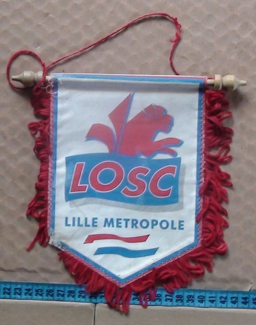 FANION WIMPEL PENNANT LILLE LOSC logo 80 ans