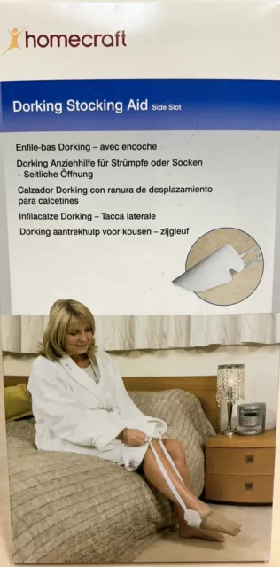 Homecraft Dorking Stocking Aid Side Slot Assistive Dressing Helper