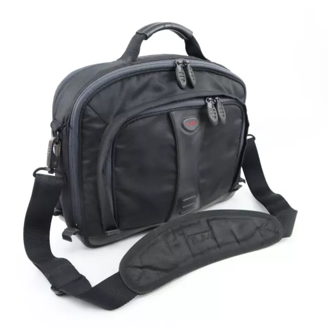 Vintage Damaged Tumi Brief Case Bag Hogan Small Computer 14x11in Tracer 0563C