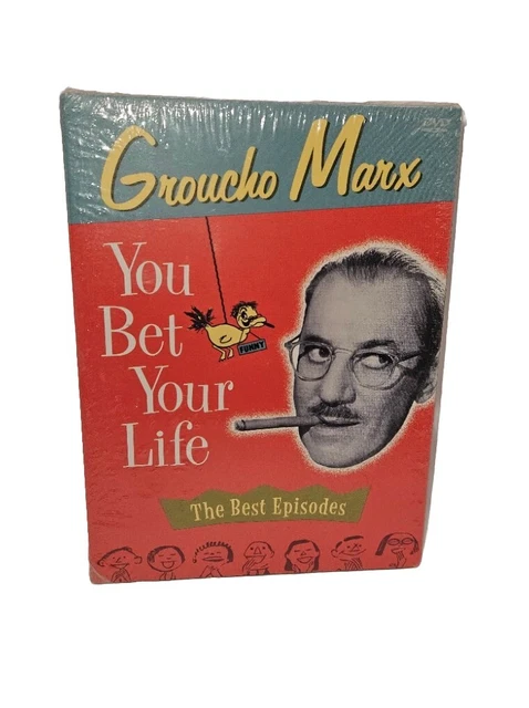 GROUCHO MARX YOU Bet Your Life The Best Episodes DVD 2004 3-Disc