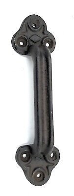 Cast Iron Gate Shed Barn Door Pull Handle 9" Large and Sturdy