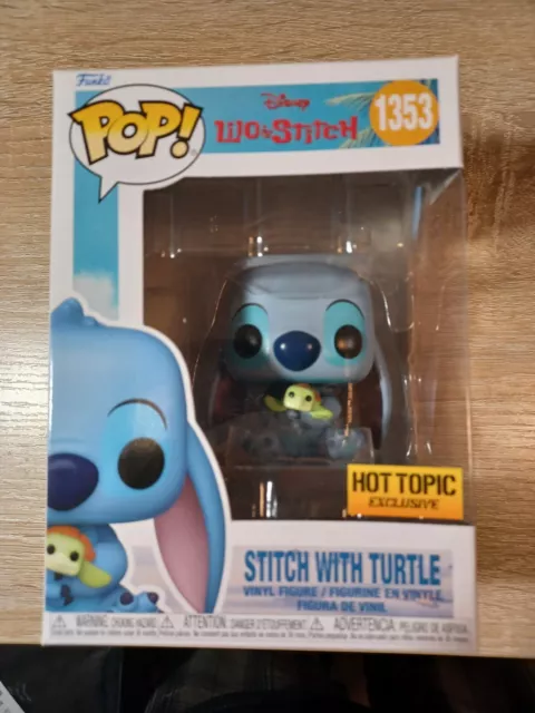 Funko Pop! Disney: Lilo & Stitch - Stitch With Turtle Hot Topic Exclusive