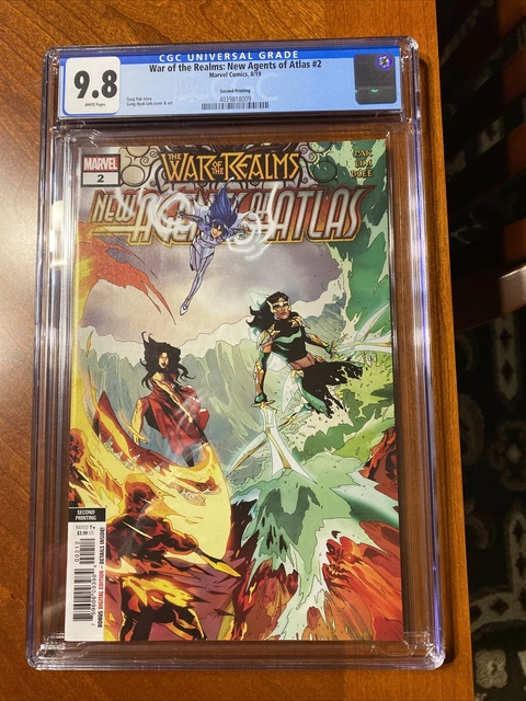 War of the Realms: New Agents of Atlas #2 9.8 CGC 2nd Print 1st App.Sword Master