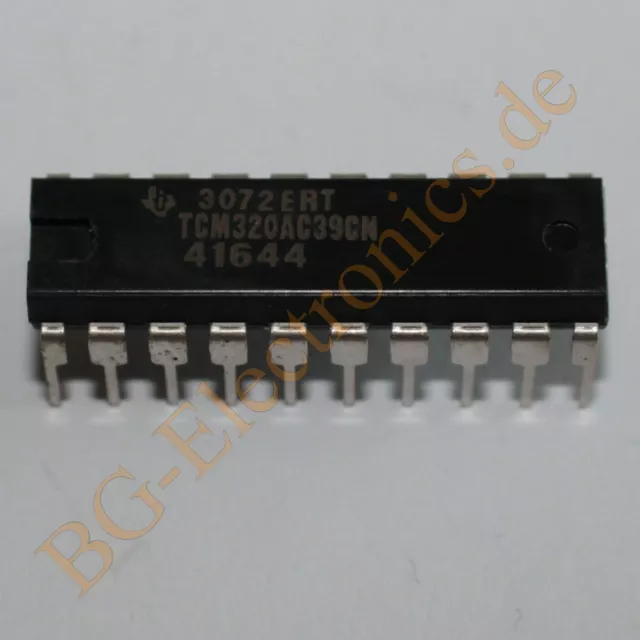 1 x TCM320AC39CN Voice-Band Audio Processor TI DIP-20 1pcs