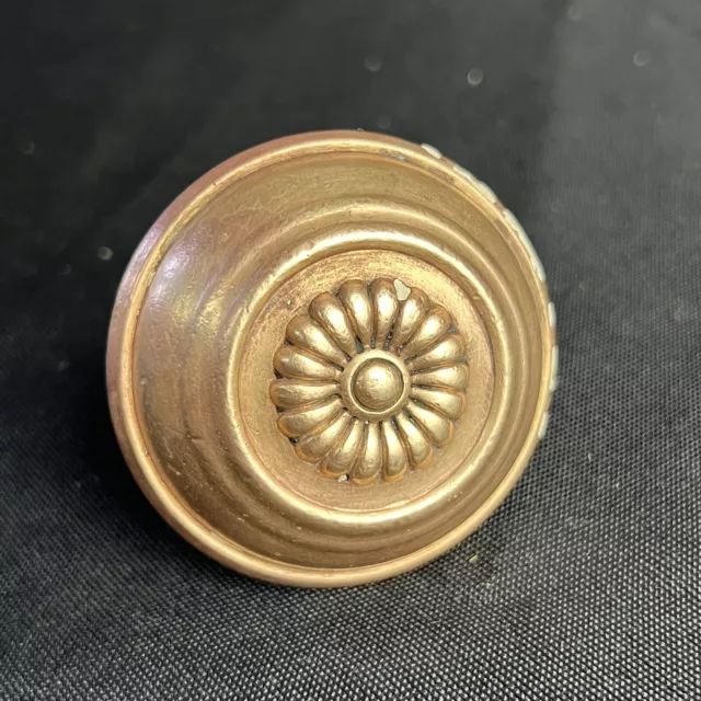 Antique Solid Brass Victorian Door Knob 1900’s Art Noveau