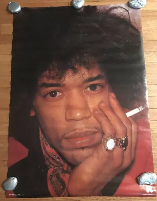 Very Rare Jimi Hendrix Poster RO 085 ORIGINAL Unused Late 70's/80's 23" X 33"