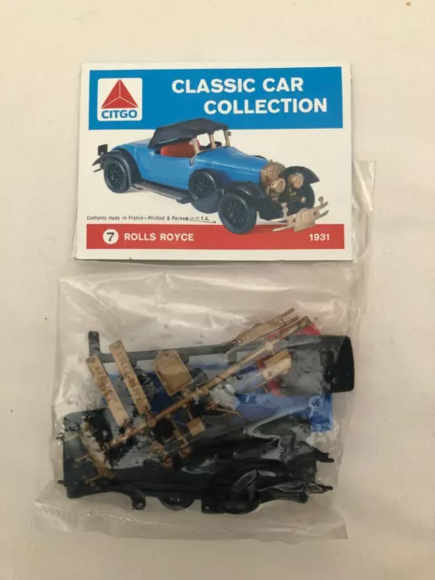 CITGO CLASSIC CAR COLLECTION #7 - Rolls Royce 1931 kit -Vintage SEALED