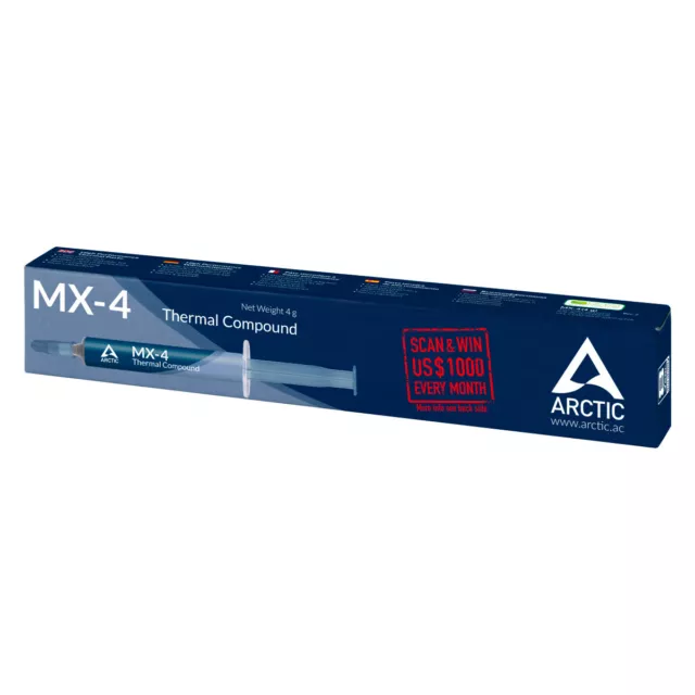 Arctic MX-4 Wärmeleitpaste,4 gramm WLP Paste Kühler Cooling TOP,MX4,4g  4gr 2