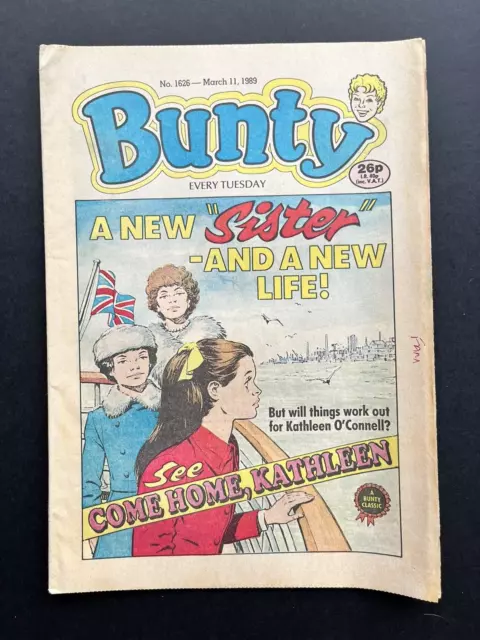 Vintage Bunty Comic 11th March 1989 No. 1626 - Pisces - The Four Marys Etc