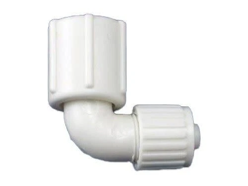 Flair-It 06817 Plastic Swivel Elbow For Pex Or Polybutylene, 3/8" X 1/2" (06817)