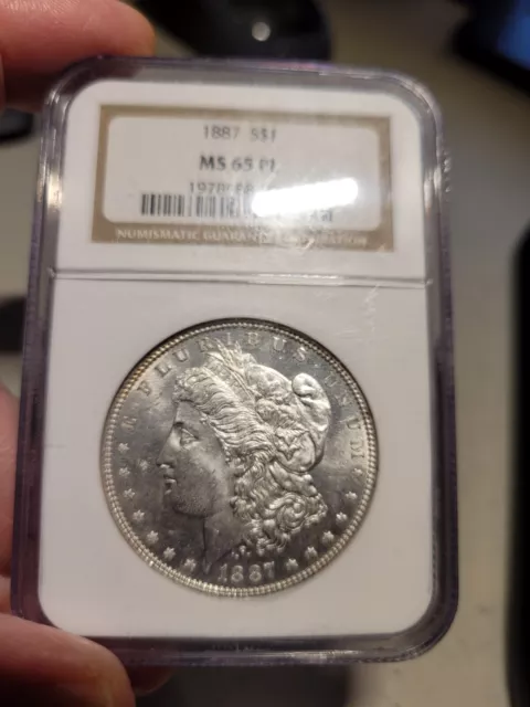 1887 Morgan Dollar NGC MS 65 PL