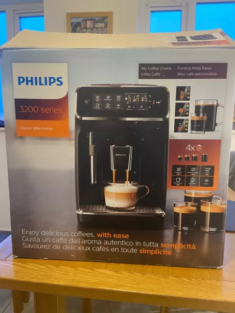 Philips 3200 Series Fully Automatic Espresso Machine - black