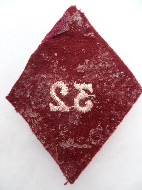 Insigne Armée Française Losange Modèle 1945 - Patch Tissu Original D'occasion