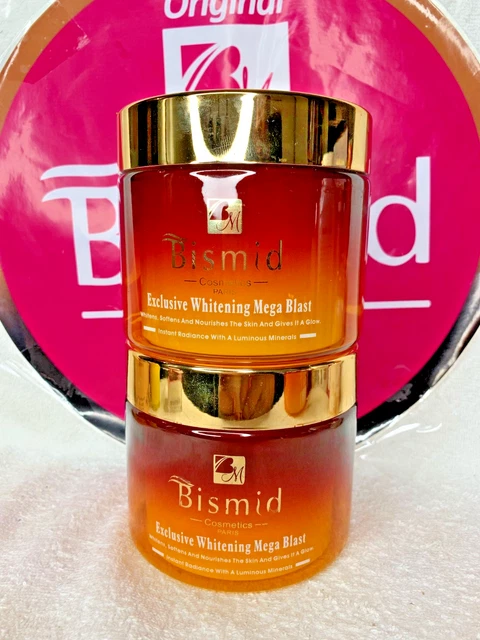 Crème Blanchissante Bismid Mega Blast - Lot De 2 - Anti-imperfections Et Taches - Neuf - Ingrédients Actifs