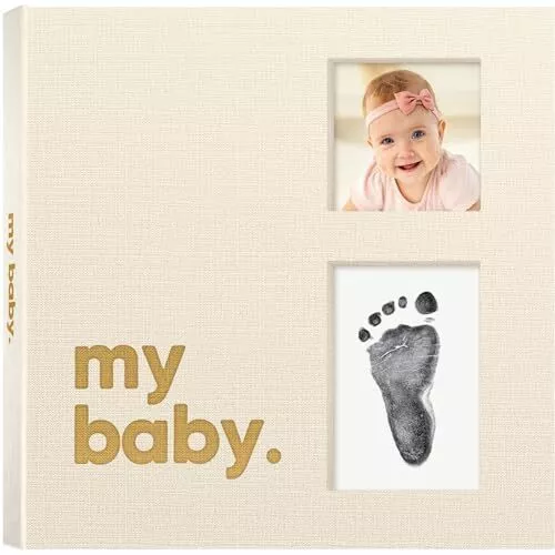 First 5 Year Baby Memory Book for Baby Girl, Boy - Minimalist, Gender Neutral...