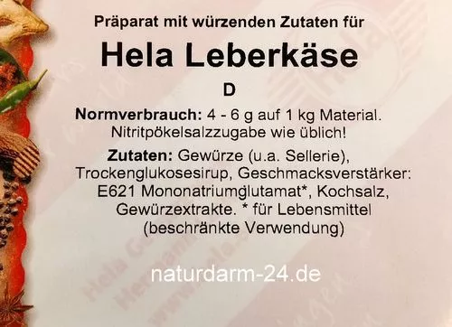 Hela Leberkäse Gewürz, 1kg, Gewürz, Gewürze, Fleischkäs