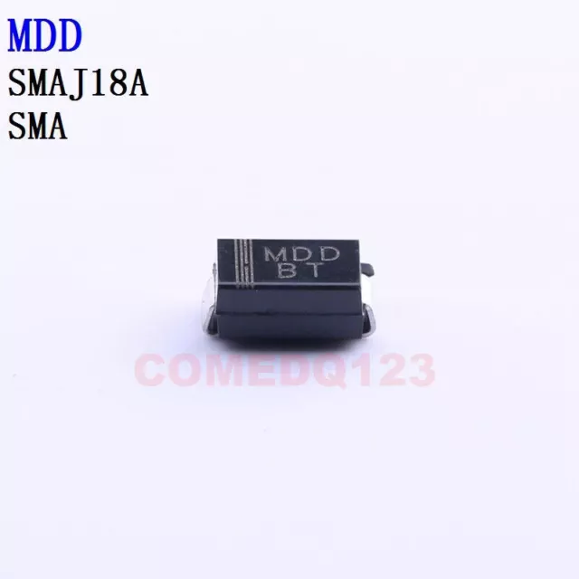 50PCSx SMAJ18A MDD Diodes - TVS #E3