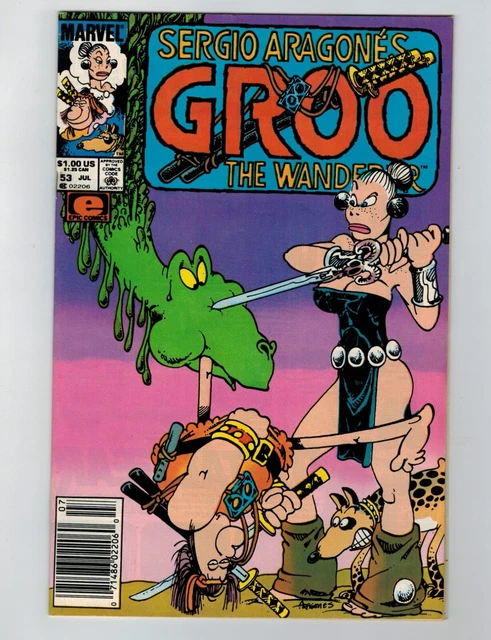 Groo the Wanderer #53 Comic Book July 1989 Marvel Comics Sergio Aragone