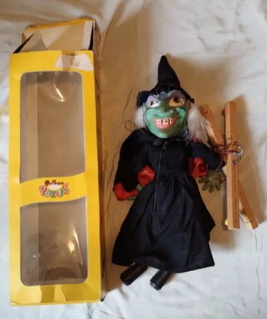 Boxed Vintage Pelham Puppet Wicked Witch