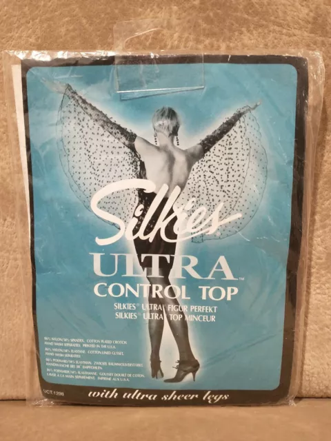 Vintage Ultra Control Top Ultra Sheer Legs Beige Honey by Silkies