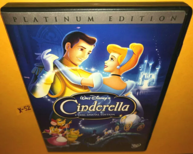 Cinderella DVD Platinum 2 disc special edition (rare 2005 release) Walt Disney