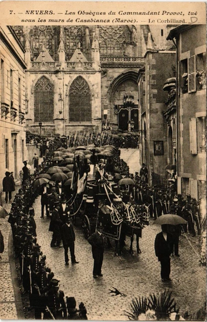 CPA AK NEVERS - Les Obseques du Commander Provot kills under walls. (457360)