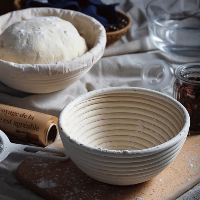 Oval Round Bread Proofing Proving Rattan Basket Baking Brotform Banneton Doughs