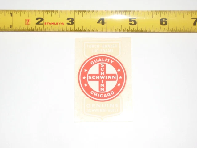 VINTAGE NOS SCHWINN Water Transfer Decal Sticker Bike Frame 7 00 vintage-nos-schwinn-water-transfer-decal-sticker-bike-frame-7-00