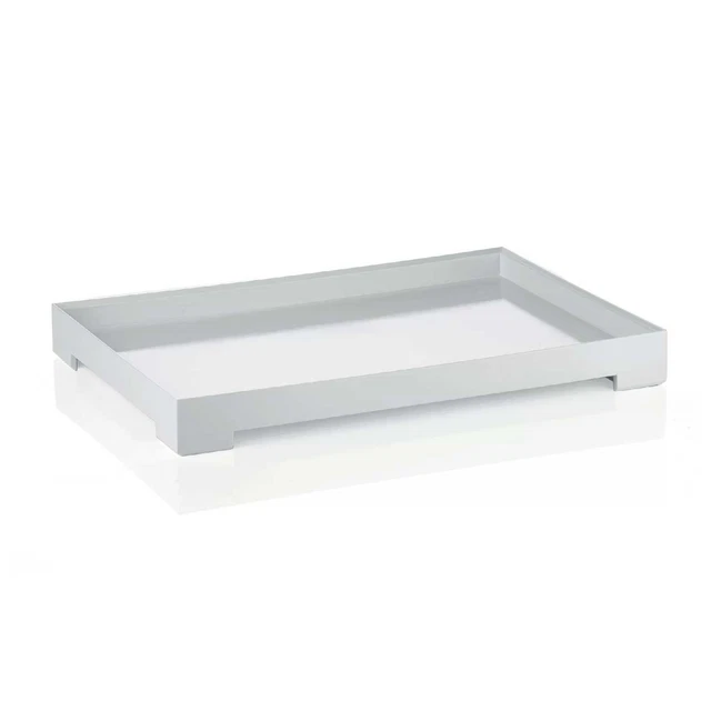 Guzzini Vassoio grande dal design minimale con bordi rialzati in materiale plast