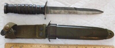 Original US M-3 Trench Fighting Knife (Sterile)with USM8 BM Co.Scabbard