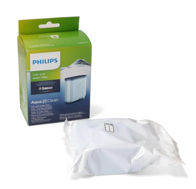 Filtre à Eau AquaStrata Compatible Philips - Pack De 6 Cartouches Pour Machines à Café Philips/Saeco - Réduction Calcaire Et Chlore, 150L Par Filtre