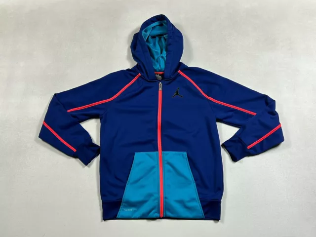 Air Jordan Jacket Kids Size XL 13-15 Hooded Full Zip Jumpman Thermal-Fit