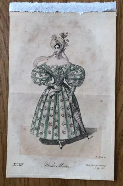 Antiker Stich Wiener Moden - Damenmode - Wien - Mode