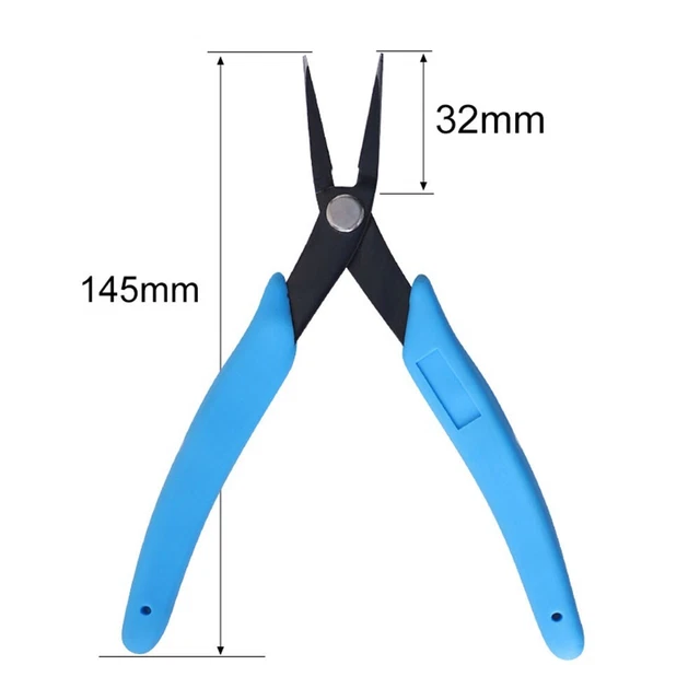 Mini Pinces Coupantes Pour Bijoux - Tête Inclinée, Acier Inoxydable, Poignée Antidérapante, Pour DIY